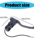Aluminum Alloy Electric Scooter Brake Handle Left Lever With Clutch, Easy Install And Strong Tension, product size shown