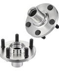 Front Wheel Bearing Hub Assembly 5 Lug 2 Pack Compatible With Toyota Camry Avalon Venza Sienna Highlander And Lexus ES300h ES330 ES350 RX330 RX350 RX400h Heavy Duty Replacement For Smooth Quiet Ride, showing metal assembly with bolts and flange