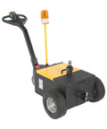 Heavy Duty Electric Powered Tugger 3K Cart Mover for Airports And Warehouses, compact design with wheel and handle for easy trailer dragging.