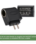 Direct Replace Car Cigarette Lighter Socket Power Inverter Plugs Straight Into Your Dash 12V Dc To 220V Ac Adapter close-up view