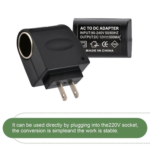 Direct Replace Car Cigarette Lighter Socket Power Inverter Plugs Straight Into Your Dash 12V Dc To 220V Ac Adapter close-up view