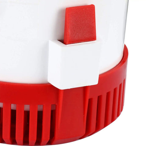 High Flow 3700 GPH 12V Boat Bilge Pump Submersible Marine Electric Pump For Fast Bilge Removal, Low Current Power, Compact Yet Beast Mode Design For Small Craft And Deep Bilges