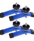 Four Pack T Track Hold Down Clamps Kit For Workbench And CNC Tables Heavy Duty Aluminum Clamp With Rotating Pivot And Adjustable Height Fits Standard T Slots