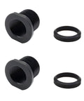 Ficero thread protector, 1/2 x 28 to 5/8 x 24, steel with crush washer, 2-pack (front view)