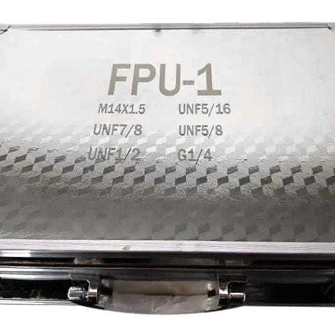 Hydraulic Nitrogen Pressure Gauge Test Kit For Accumulator Charging And Filling Tools With Universal End Fittings M14 1.5 UN5/16 UNF7/8 UNF5/8 UNF1/2 G1/4 25 40 MPa