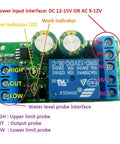 No Fuss Plug And Play Water Level Controller Module 12V DC AC Auto And Manual Mode circuit board with indicators