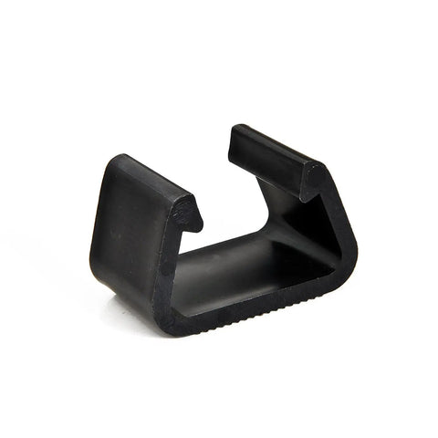 Outdoor Sectional Sofa Clips Set Of 10 Windproof Wicker Furniture Connectors For Patio Modular Couches, black nylon clip close-up