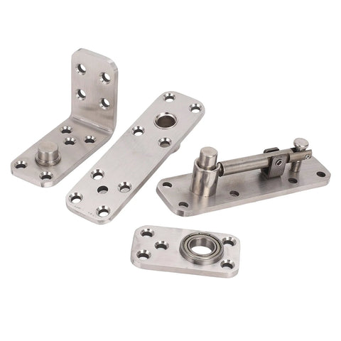 Hidden Door Hinge 600 Lbs Stainless Steel 180 Degree Adjustable Concealed Pivot Hinge For Secret Doors parts
