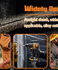 LDEXIN 10mm carbide-tipped masonry drill bit (SDS-Plus), 150mm length for rotary hammer