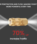 Pro High Flow Air Coupler and Plug Kit, Fourteen Piece V Style Set, One Quarter Inch NPT, Solid Brass Quick Connect Fittings