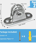 Beefy Heavy Duty Fixed Pulley Block Wheel Set For Cord Handling Silent Wall Or Ceiling Mount Pulleys 176 Lb Load Capacity