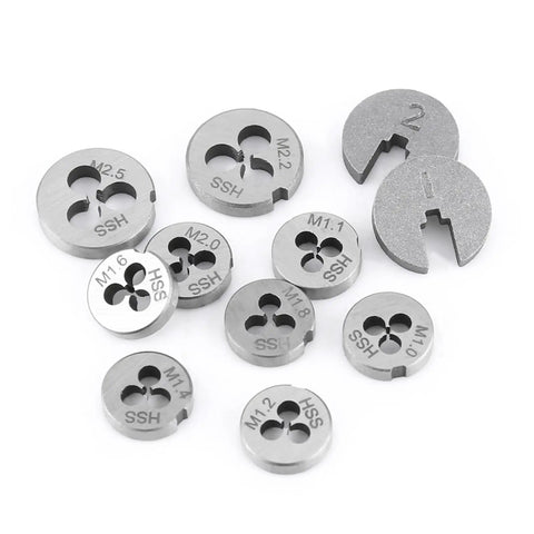 Grab The Ultimate Jiawu Tapping And Die Set For Your Shop. This 30 Piece High Speed Steel Kit Handles Internal And External Threads Like A Boss. Perfect For Machining Projects, Repairs, And DIY Builds Without Breaking The Bank Or Losing Quality On. High speed steel metric dies M1.0-M2.5