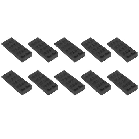 Heavy Duty Door Stopper For Hardwood Floors And Tiles, Anti Collision Rubber Floor Stopper With Non Slip Grip in black color