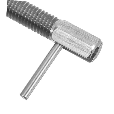 Close-up of Heavy Duty Retractable Spring Plunger Pin With Comfortable Handle, Stainless Steel material showcasing detail.