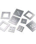24 Piece Laser Cut Welding Coupons Set For Practice Plates 11 Gauge Mild Steel One Eighth Inch Thick Ideal For Rookie Welders