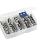 50 Piece Socket Head Cap Screw Set M6 X 20mm, 25mm, 30mm, 35mm, 40mm Stainless Steel 304 Bright Finish Hex Drive Allen Socket Screws