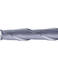 SpeTool 1/4 in shank carbide end mill, TiAlN coated, 3 in length, 2-flute, up-cut for CNC