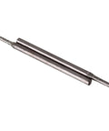 Two silver 1.5mm diamond-electroplated core drill bits for gems