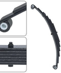 Beefy Six Leaf Trailer Spring Kit With 3500 Lb Per Leaf And 7000 Lb Tandem Axle Capacity - close-up of spring and mounting eye detail