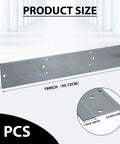 Infographic of 18 Inch Folding Metal Bending Tool For Sheet Metal And HVAC Ductwork detailing size and fold depths.