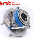 Front Hub Assembly Set of 2 for Impala Allure Aurora Bonneville LeSabre Century Seville 5-Lug with ABS, Sealed Ball Bearing, side view