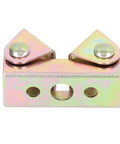 Close-up of Six Piece Magnetic V Type Welding Clamp Set in stainless steel showing adjustable clamp design