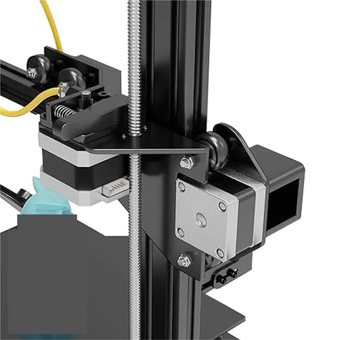 42 34 Stepper Motor For 3D Printer Z Axis 2 Phase 0.8A 1.8 Degree Replacement For CR 10 Ender 3 Ender 5 Series With 0.4 Nm Torque And Beefy Smooth Motion. mounted on 3D printer Z axis with lead screw and bracket