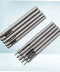 Leather Punch Tool Set with Hollow Round Punches for Belts Watch Bands and Crafts, pro-grade steel cutters