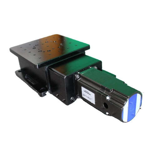 Motorized Rotary Positioning Stage With Vertical Translation Lab Jack And Wedge Stage For Pro Grade Precision Micropositioning CKD EV405 20 Travel Range 20mm Optical Rotary Platform High Precision Worm Gear Drive