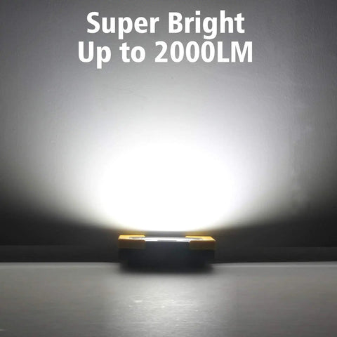 Rechargeable LED Work Light 30W 2000LM With 3 Modes Waterproof COB Flood Lights illuminating a dark room with bright light