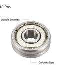Heavy Duty Deep V Groove Guide Ball Bearings 5mm X 16mm X 5mm Double Metal Shielded Gcr15 Alloy Steel Precision Parts with chrome steel.