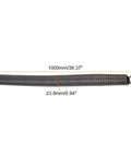 Meccanixity Steel Spring Pipe Bender For 1 Inch Pvc Tube, showing 1000mm length and 23.8mm diameter for accurate bends.