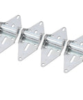 Heavy Duty Garage Door Hinges 4 Pack Size 1 Steel Galvanized For Light Commercial And Residential Use Durable Construction For Years Of Smooth Operation Easy Install With Included Hardware And Rust Resistant Coating, 4 hinges