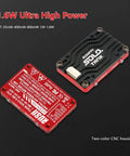 Solo Tank 5.8G VTX Video Transmitter CNC Shell 1.6W High Power with heat dissipation structure and built-in microphone for RC FPV