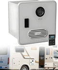 Top Shelf Tankless Propane Water Heater With Remote Control Delivers Instant Hot Water To Your Rig, compact white design.