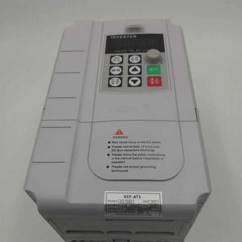 380V 5.5KW Variable Frequency Drive For 3 Phase Motors, Dope VFD Inverter Frequency Converter, front view.