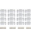 Rock Solid Sofa Sectional Connectors 40 Piece Set Interlock Brackets For Couches And Recliners Heavy Duty furniture hardware with screws.