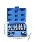 Bothyi Electric Screw Extractor Bolt Remover Set With High Carbon Steel Core And Firm Turning Action in blue case, 16.5 cm x 12.5 cm