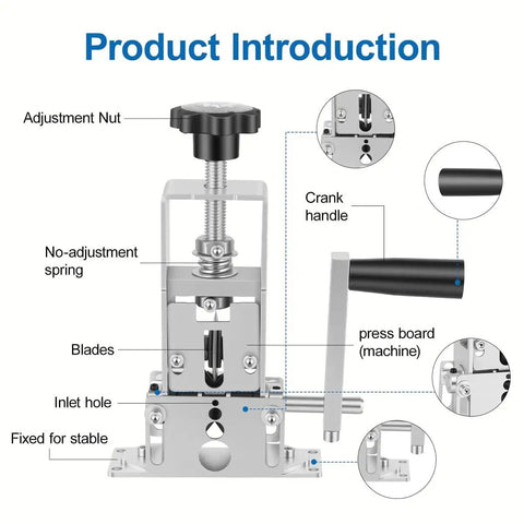 Manual Wire Stripper Machine For Copper Cable Scrapping Drill Powered Or Hand Crank Dual Drive Tool For Scrap Copper Recycling