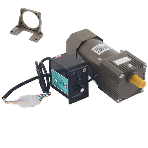 Electric Gear Motor 220V AC 90W Single Phase Asynchronous High Torque Gearbox Motor With Deceleration And Adjustable Speed