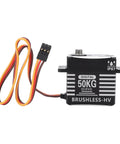 Bad Boy Brushless Digital Servo Featuring Legit Rock Solid Metal Gears And Knockout Torsion Power, 50kg, IP67 rating.