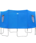 14-Foot Trampoline Tent Cover For Six Straight-Pole Round Trampoline, Tent Only, showcasing front and side view with windows