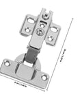 Concealed Soft Closing Cabinet Hinges For Kitchens And Furniture Built Tough With Thickened Stainless Steel And Smooth Operation 2 Pack