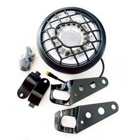Beastly Ebike Front Light For Night Riding With 3 Pin Connector Waterproof LED Bike Headlight 36V 48V 52V Compatible Super Bright Front Lamp For MTB City Commuter Easy Install And Remove