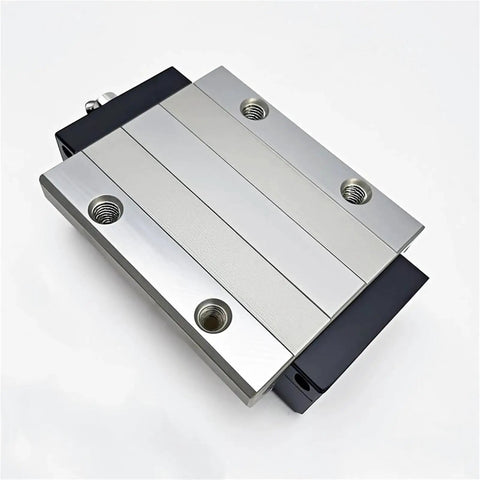 Close-up of SHS65C SHS65LC Linear Block Guide Slider Bearing for Rock Solid Smooth Motion 2000mm Rail Length, top view.