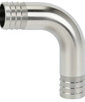 Closmos 304 stainless steel 90-degree elbow hose barb fitting, 3/4 in x 3/4 in