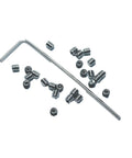 25 Pieces 2-56 X 3/32 Set Screws, 304 Stainless Steel Hex Socket Grub Screws, Allen Head, Includes 0.035 Inch Allen Wrench