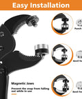 Beefy Pro Grade Snap Fastener Tool Kit With Pliers And 100 15mm Brass Rust Resistant Snaps magnetic jaws and molds