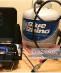 4 Feet Propane Adapter Hose 1 Lb To 20 Lb Converter For QCC1 Type1 Tank Connects 1 Lb Portable Appliance to 20 Lb Tank