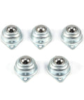 Five Piece Transfer Bearing Balls Flexible Rolling Steel Balls Mounted For Conveying Systems Material Bin Plates And Linear Motion Components For Heavy Duty Industrial Transmission Processing And Packaging Machinery Applications, five steel rollers